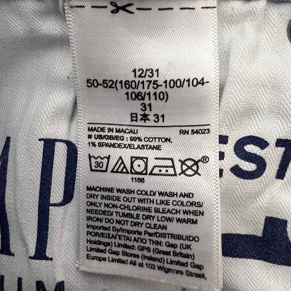 Gap Denim Womens Cheeky Shorts 12/31 Blue Light Wash Denim Cutoffs Button Fly - Picture 5 of 6